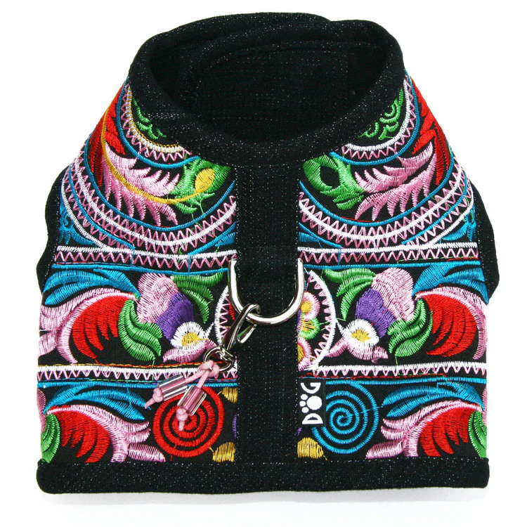 DOG IN THE CLOSET | Lanna Embroidered Harness Vest