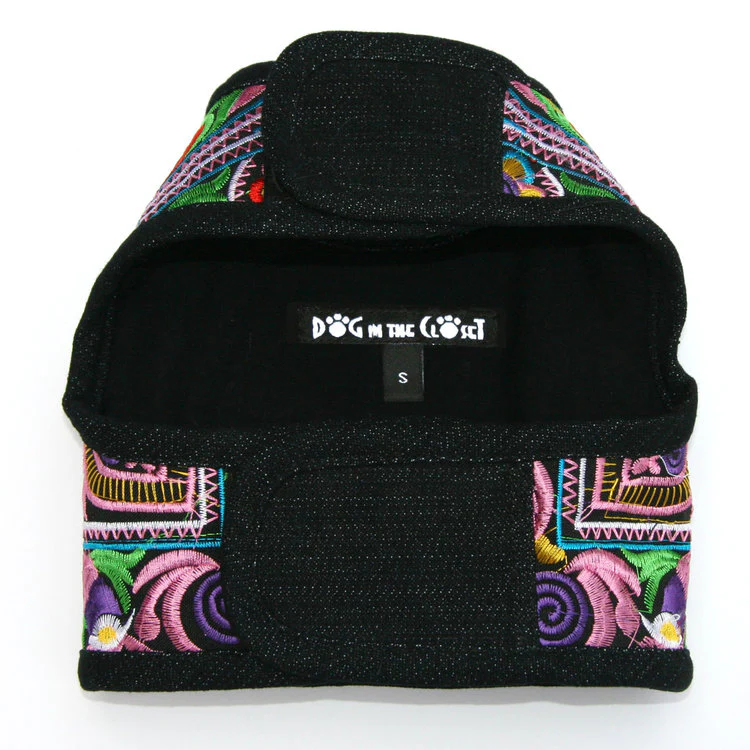 DOG IN THE CLOSET | Lanna Embroidered Harness Vest - Image 2