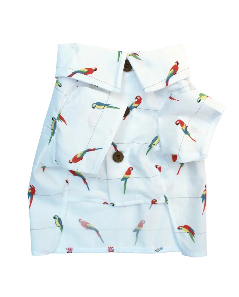 DOG THREADS | Birds Of Paradise BBQ Shirt