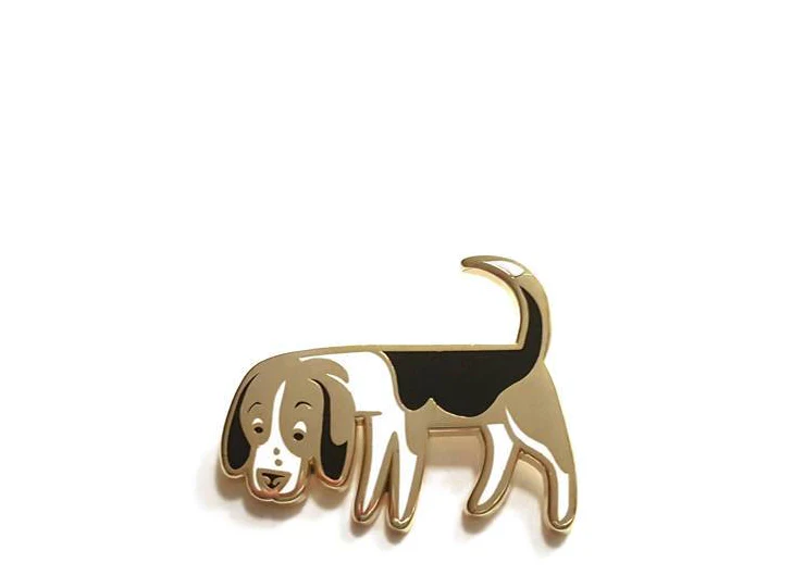 Beagle Enamel Pin