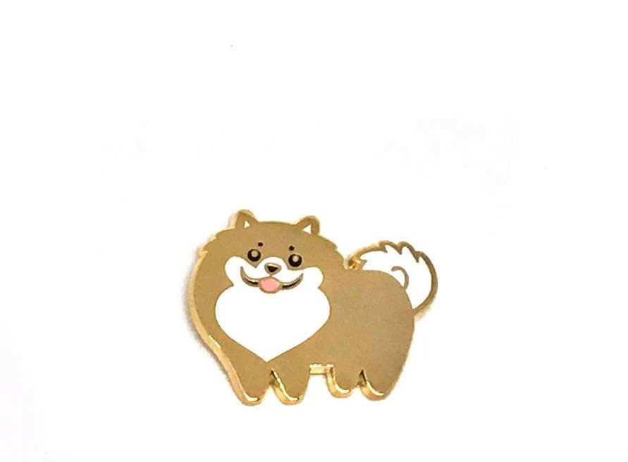 DOGGIE DRAWINGS | Pomeranian Enamel Pin