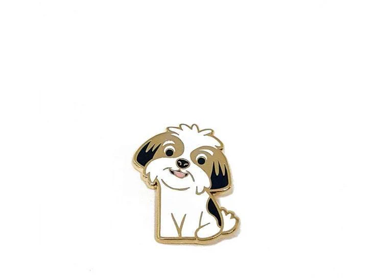 DOGGIE DRAWINGS | Shih Tzu Enamel Pin