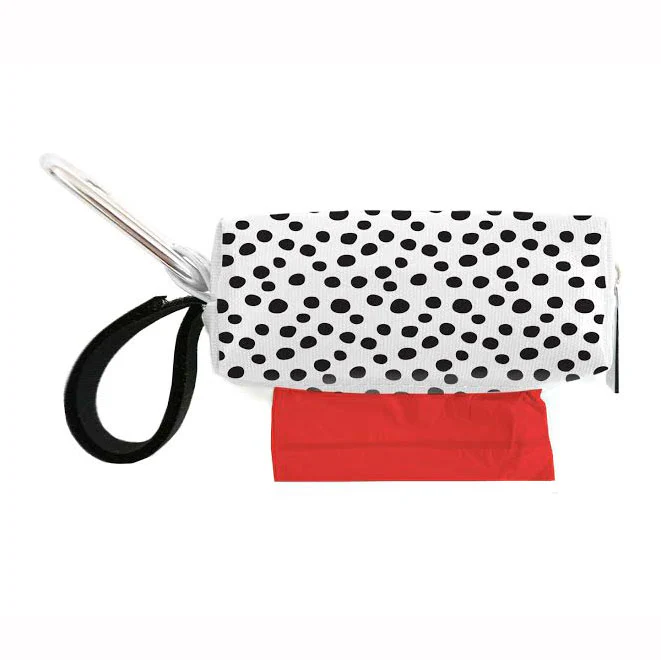 White with Black Spots Waste Bag Dispenser << FINAL SALE >> - Image 3