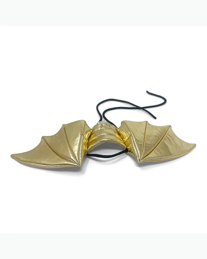 Adjustable Tie-On Howl-O-Ween Gold Dragon Wings - Image 4