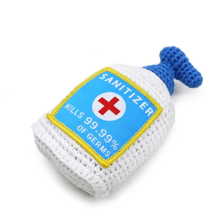 Hand Sanitizer Organic Knit Dog Toy (FINAL SALE) - Image 4