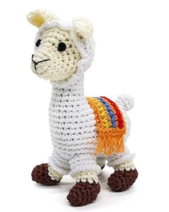 Mama Llama Organic Knit Dog Toy - Image 3