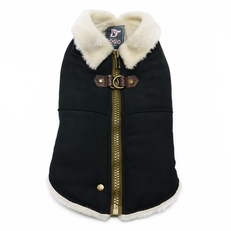DOGO | Furry Runner Coat in Black (BIG DOG SALE)