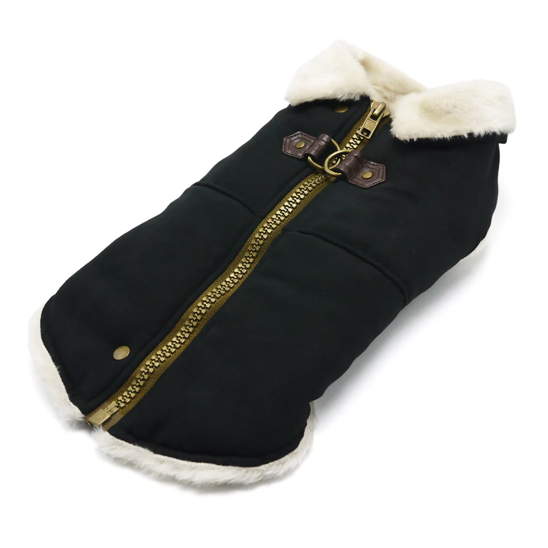 DOGO | Furry Runner Coat in Black (BIG DOG SALE) - Image 2