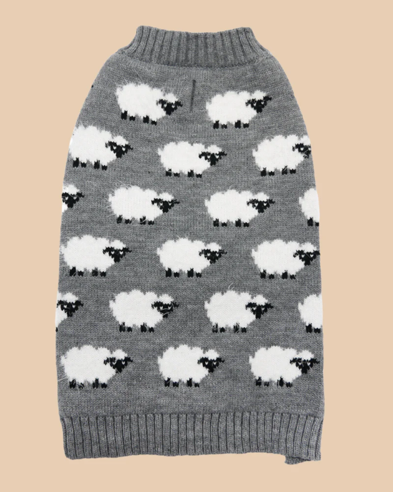 Sweet Sheep Dog Sweater<br>((FINAL SALE))