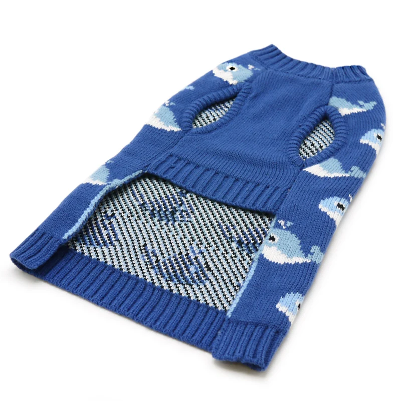 Fuzzy Whale Dog Sweater (FINAL SALE) - Image 4