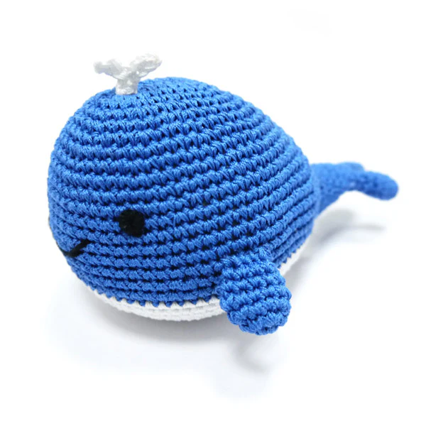 Knit Whale Squeaky Dog Toy - Image 4