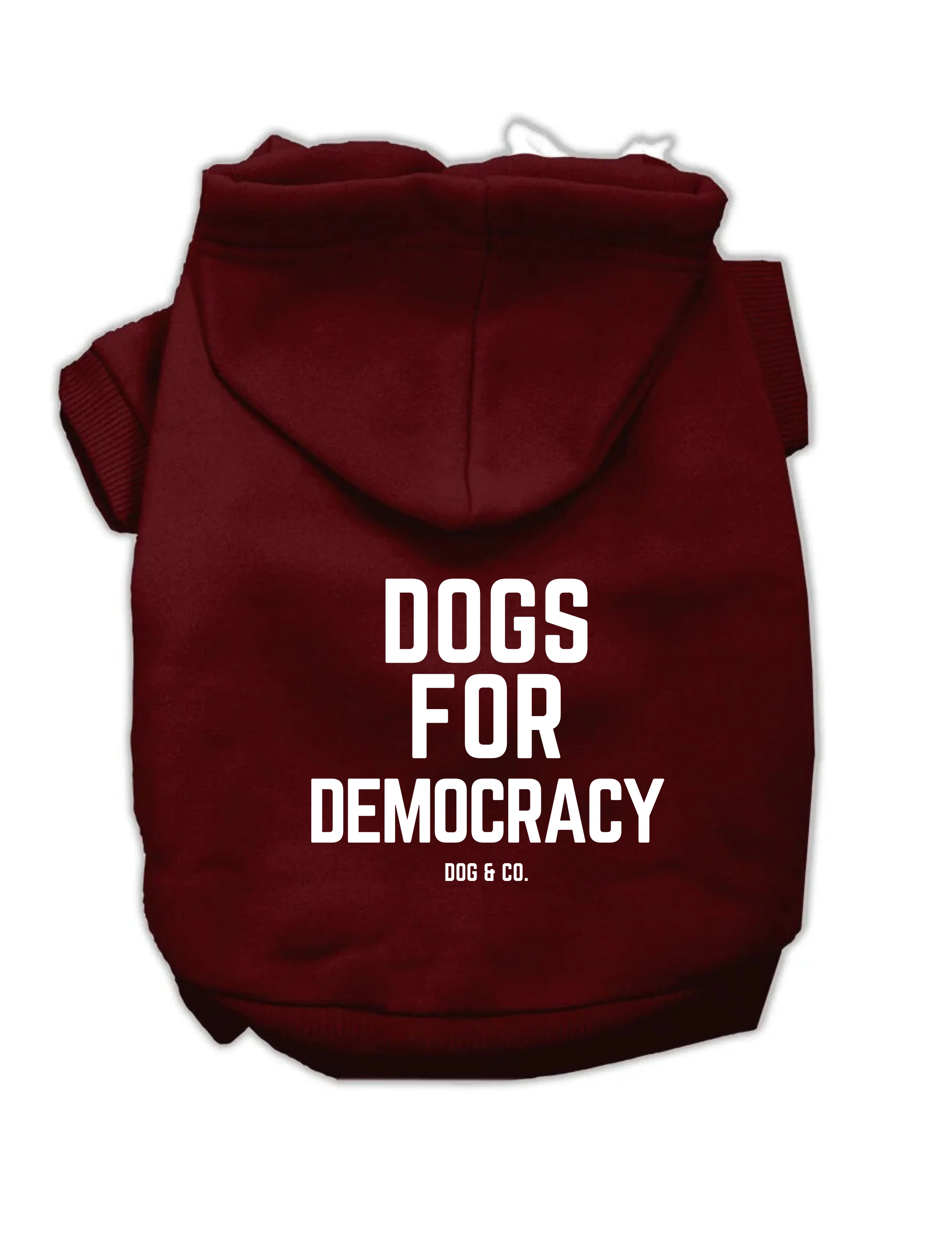 *Dogs for Democracy* Graphic Dog Hoodie (Proceeds Benefit the ACLU) - Image 7