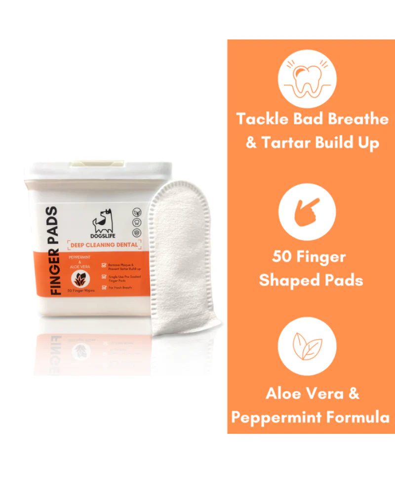 Dog Dental Cleaning Finger Wipes - Image 4