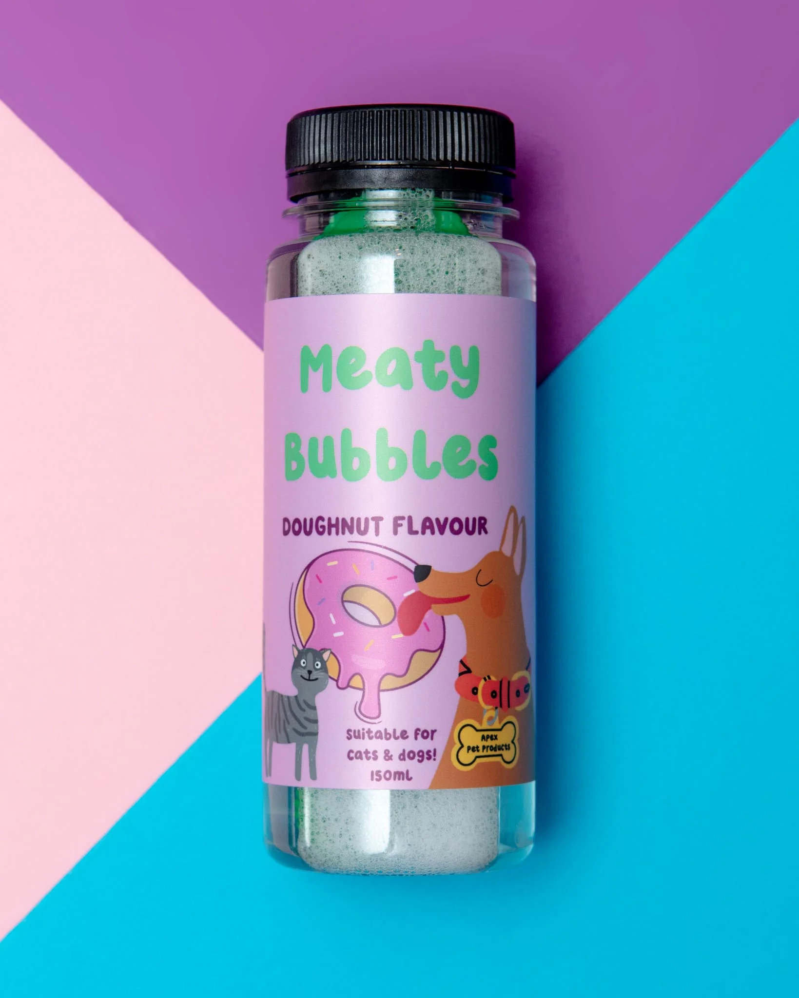 Doughnut Flavored Bubbles for Dogs & Cats (Vegan, Gluten Free and Halal Safe!) - Image 3