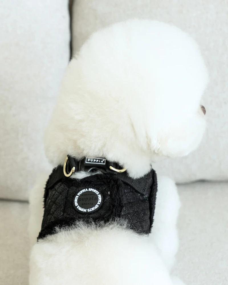 Douglas Quilted Vest Harness in Beige or Black - Image 10