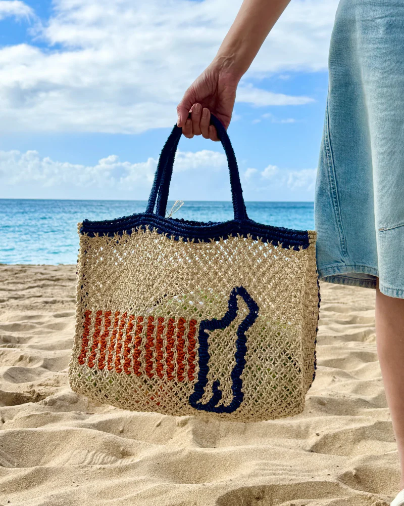 Breton Sausage Dog Jute Bag - Image 2