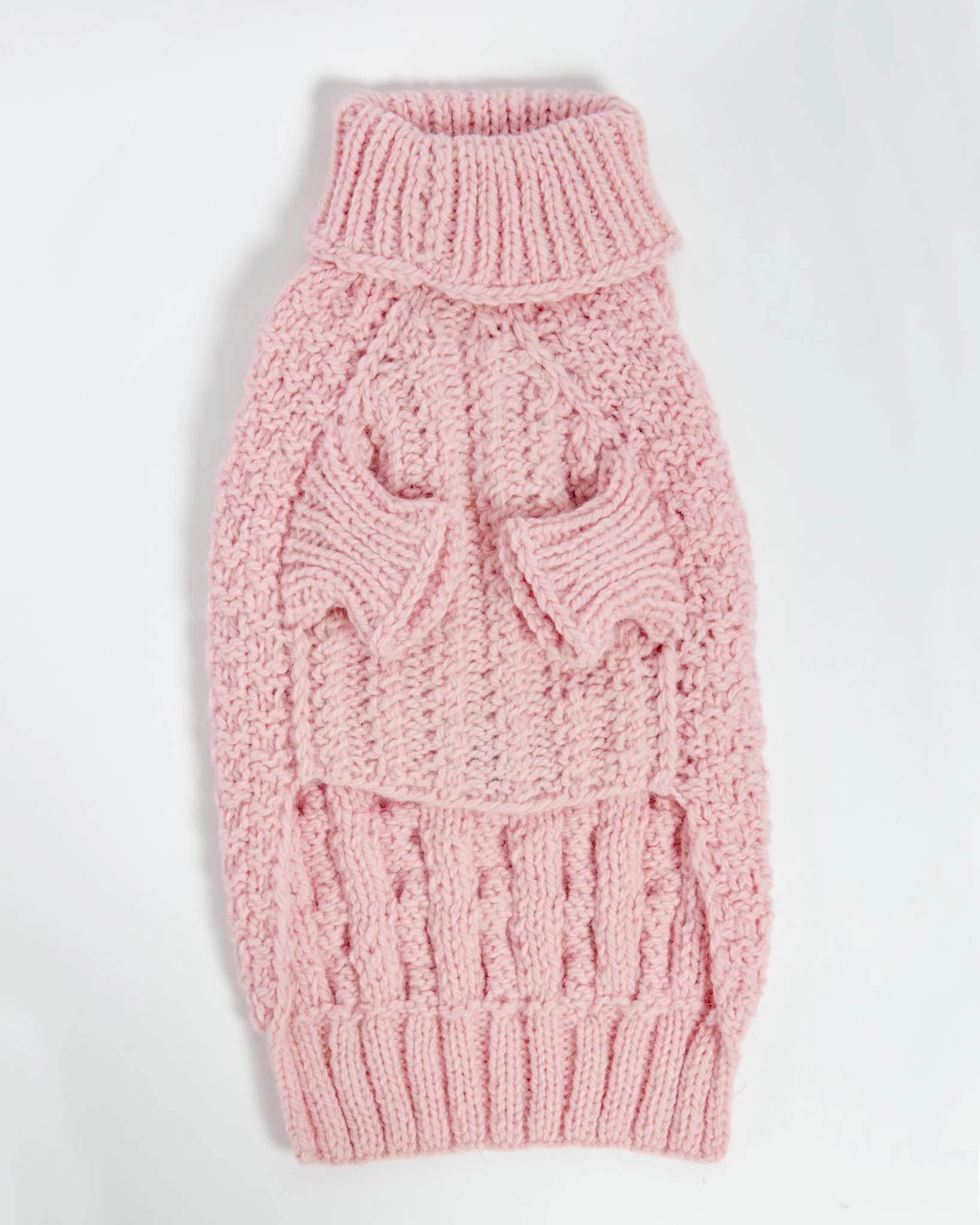 Downtown Roll Neck Dog Sweater in Rose (FINAL SALE) - Image 4