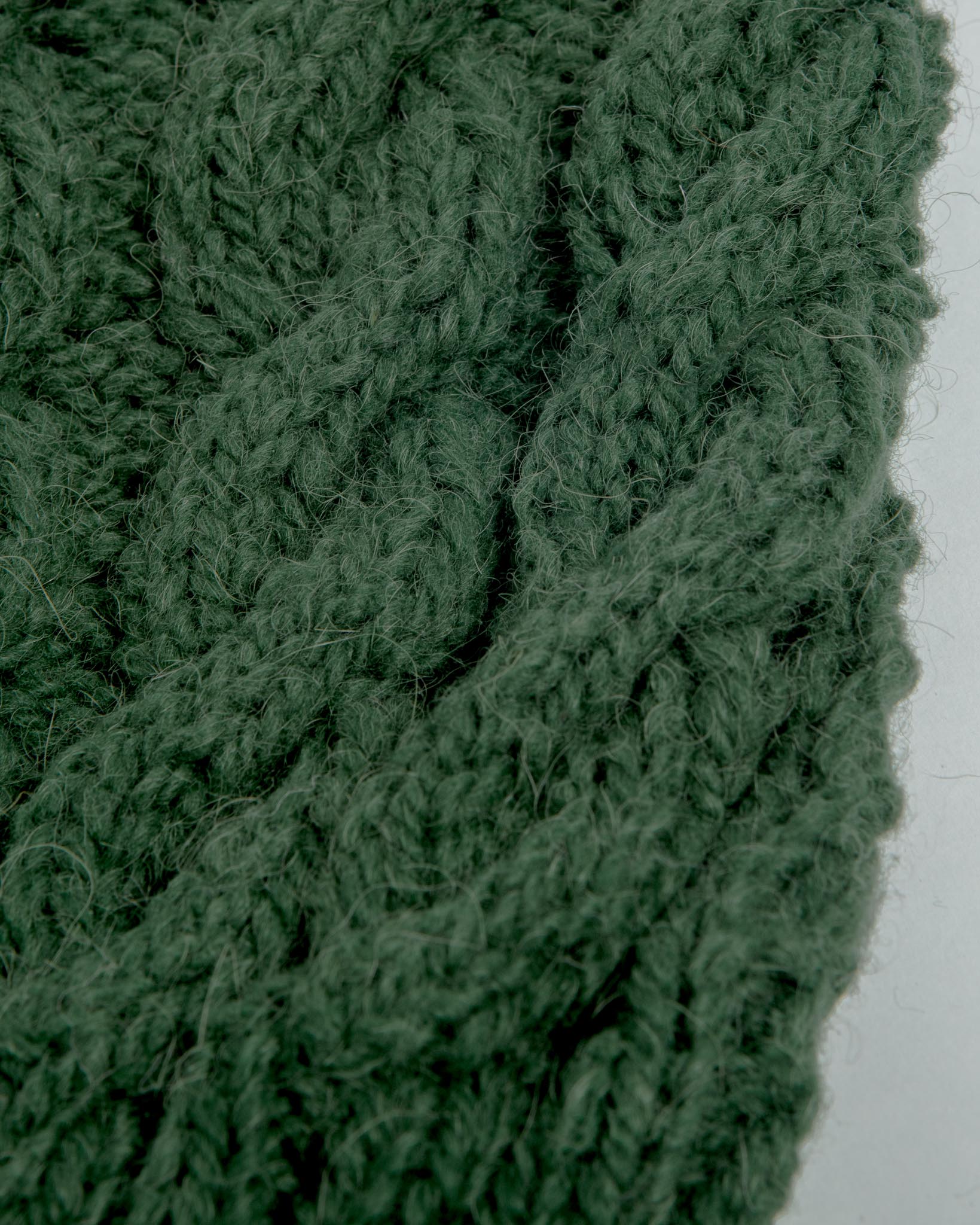 Downtown Roll Neck Dog Sweater in Evergreen (FINAL SALE) - Image 4