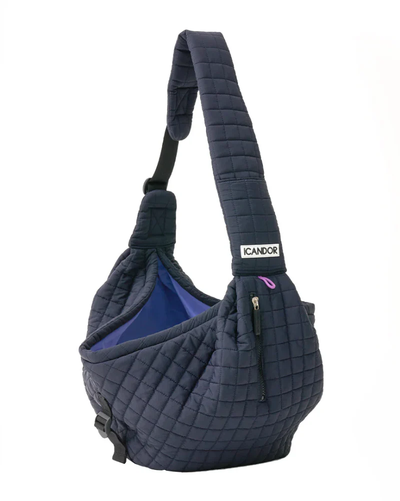 Dumpling Dog Sling Bag in Midnight Navy - Image 3