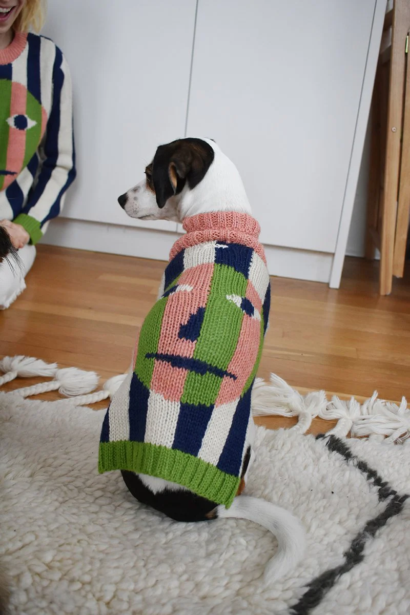 DUSEN DUSEN | Face Dog Sweater - Image 3