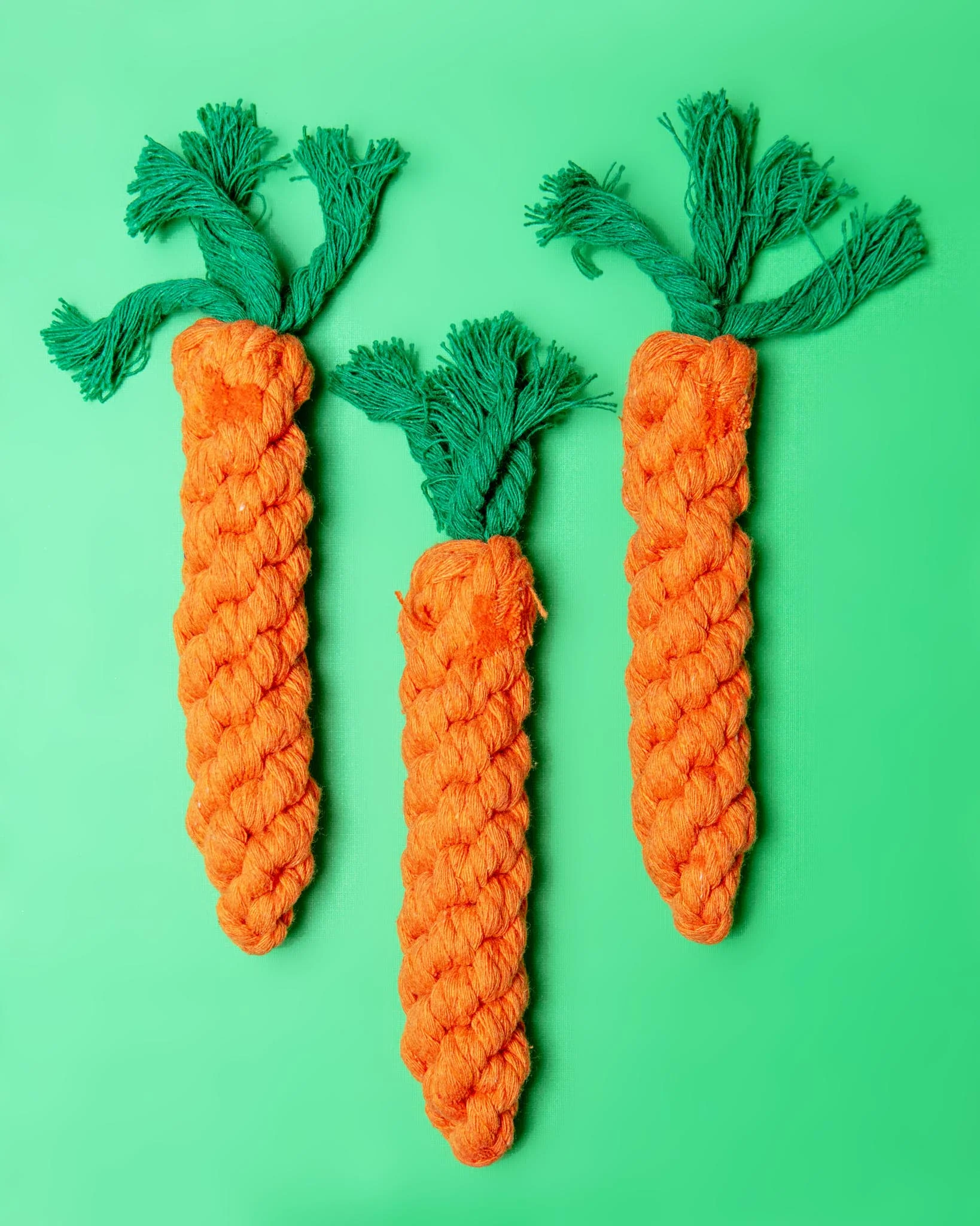 Eco-Friendly Carrot Rope Dog Toy
