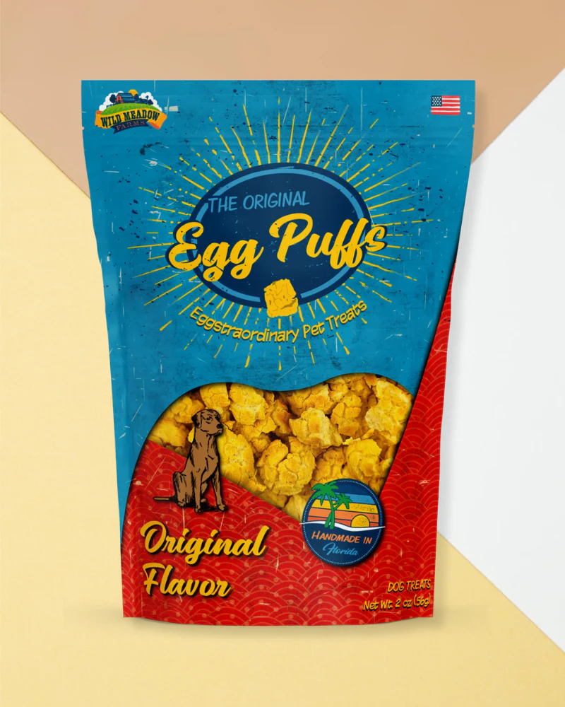 Egg Puffs Dog Treat (Original Flavor) (Made in the USA) - Image 2