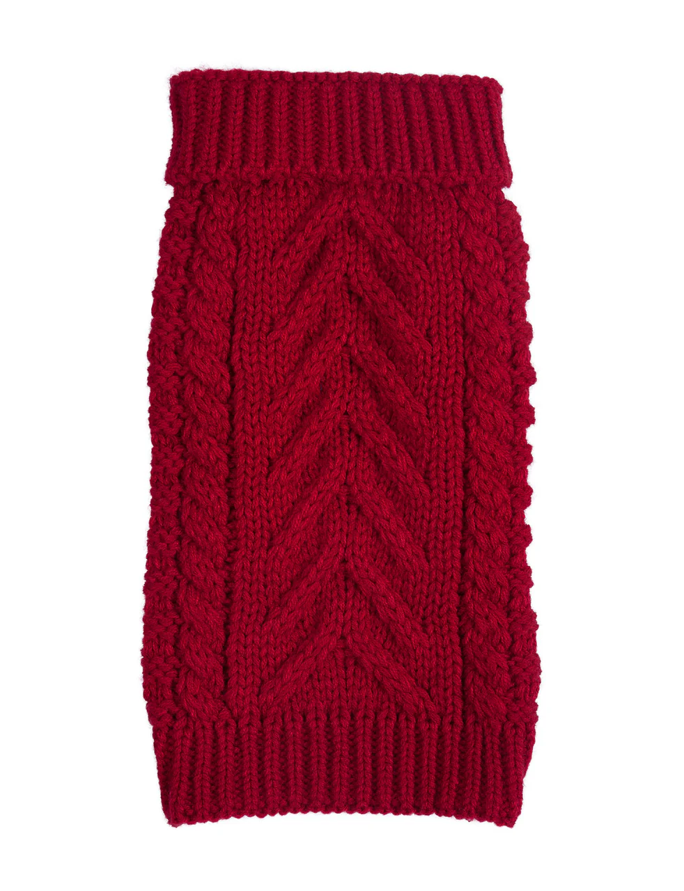 FAB DOG | Chunky Turtleneck Sweater in Red (BIG DOG SALE)