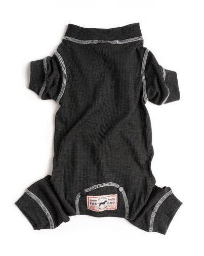 Thermal Dog PJs in Charcoal (FINAL SALE) - Image 4