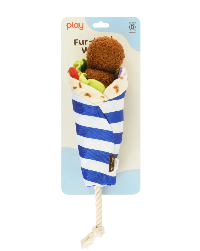 Falafull of Fun Falafel Plush Dog Toy - Image 7