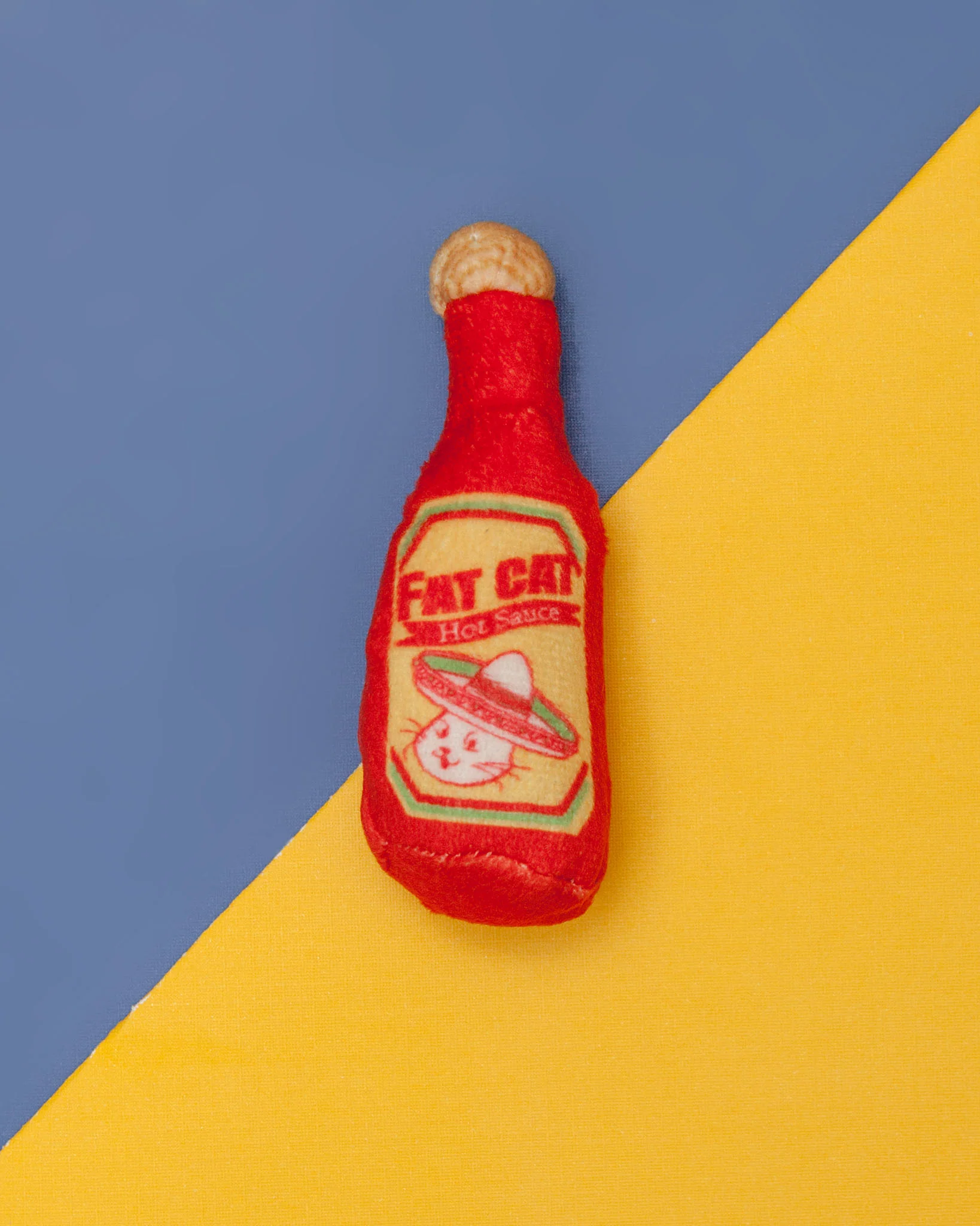Fat Cat Hot Sauce Plush Cat Toy