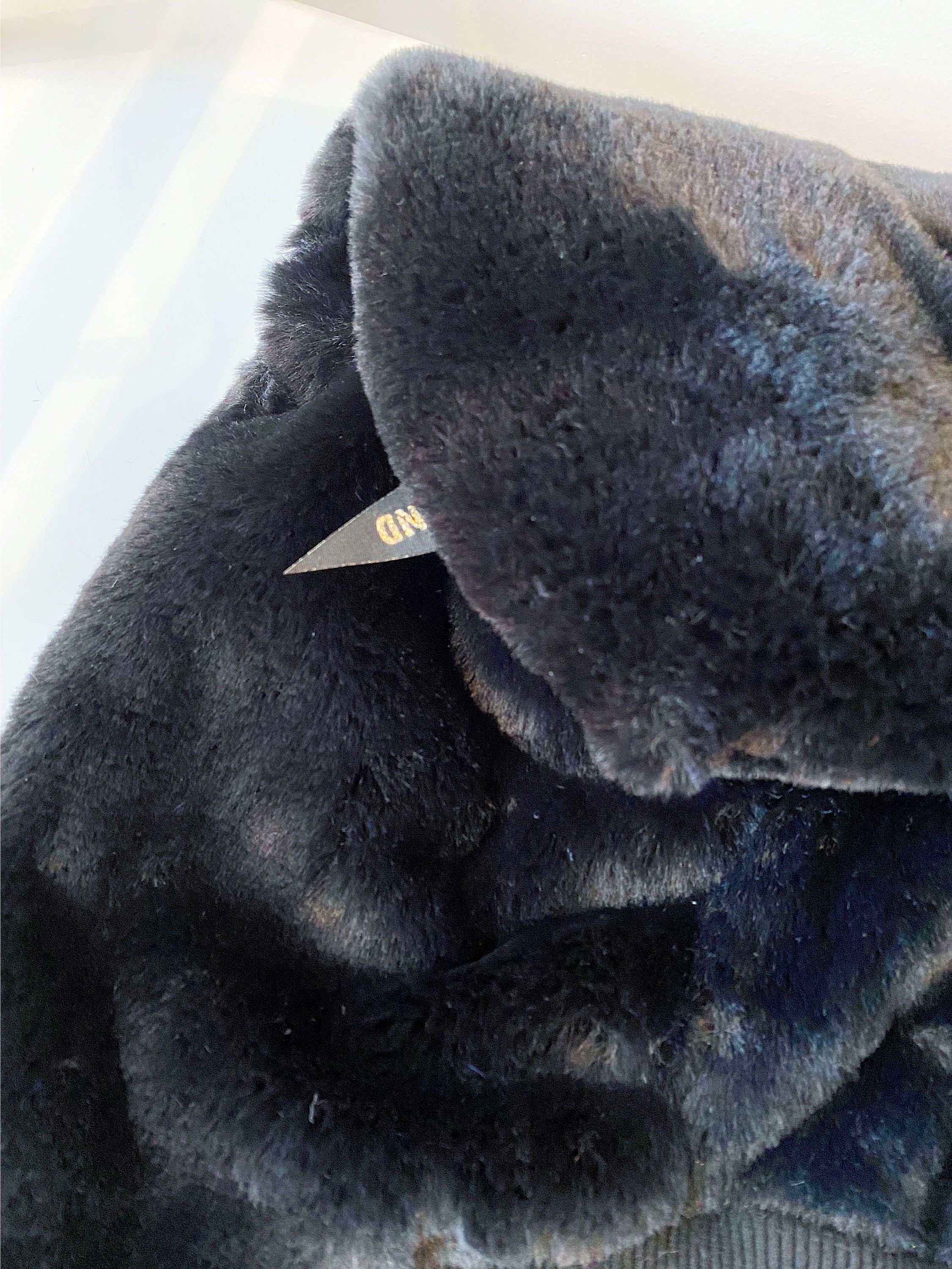 Faux Fur Dog Hoodie in Black << CLEARANCE >> - Image 6