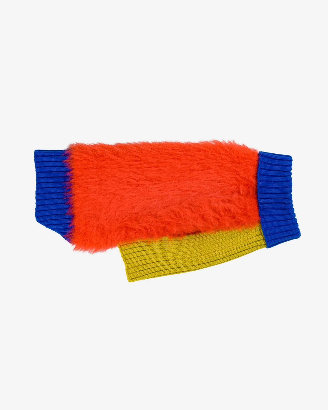 Faux Fur Dog Sweater in Poppy (FINAL SALE) - Image 7