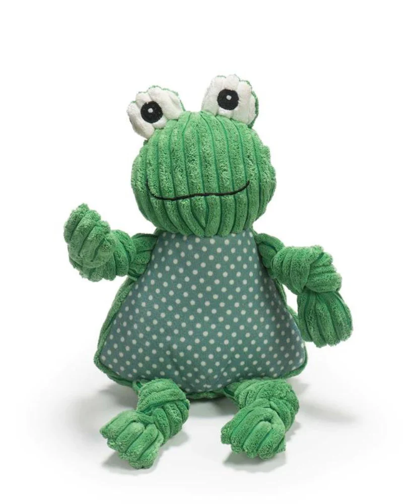 Fergie Frog Knottie Dog Plush Toy - Image 3