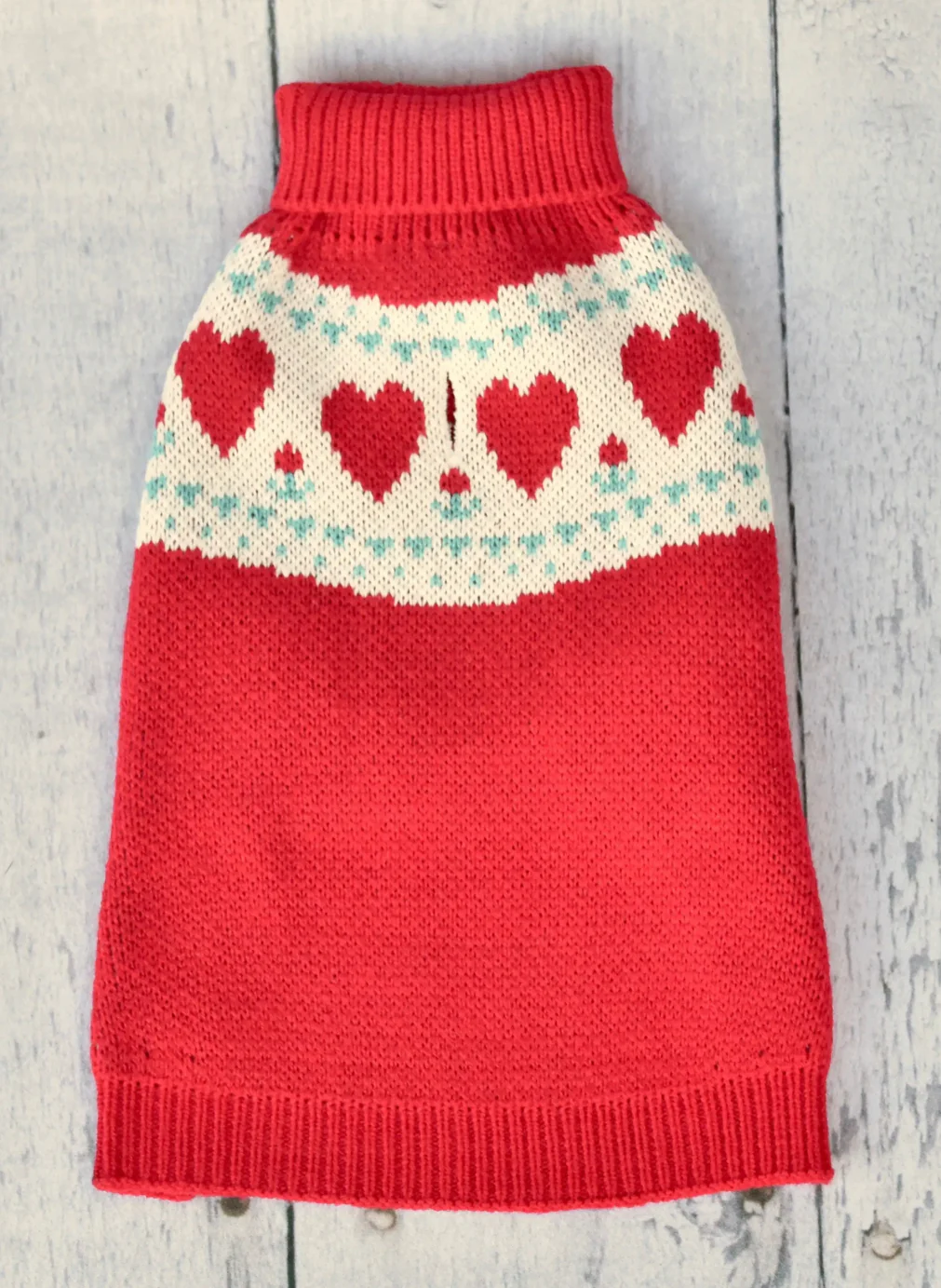 Whole Lotta Love Heart Dog Sweater<br>((FINAL SALE)) - Image 2