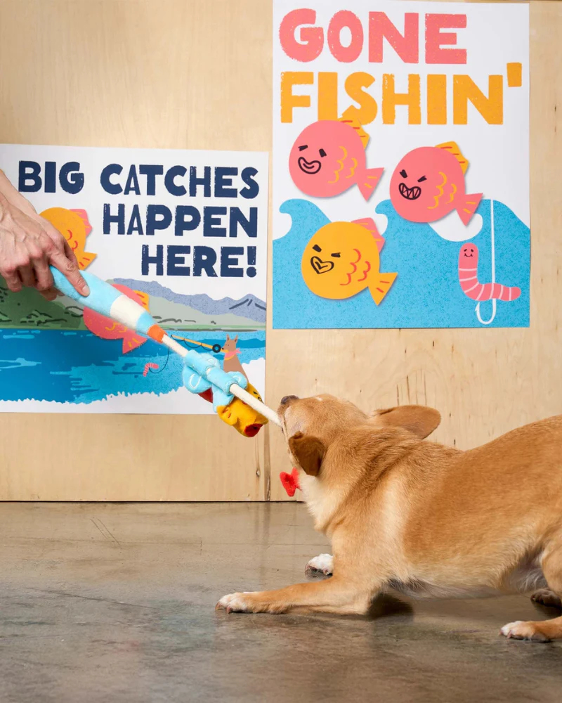 Fishing Nosework & Tug Dog Toy - Image 3