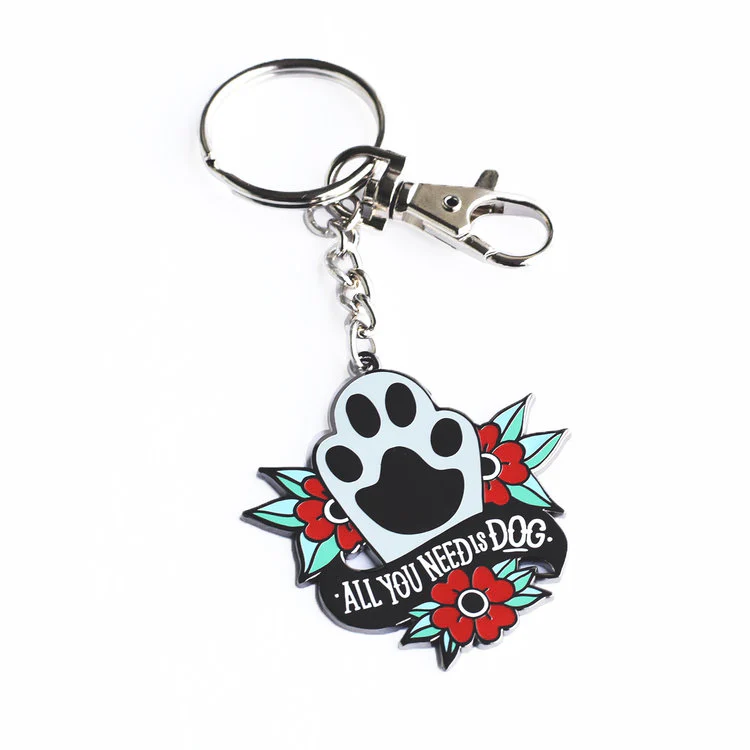 FIVE15 | All You Need is Dog Enamel Keychain - Image 2