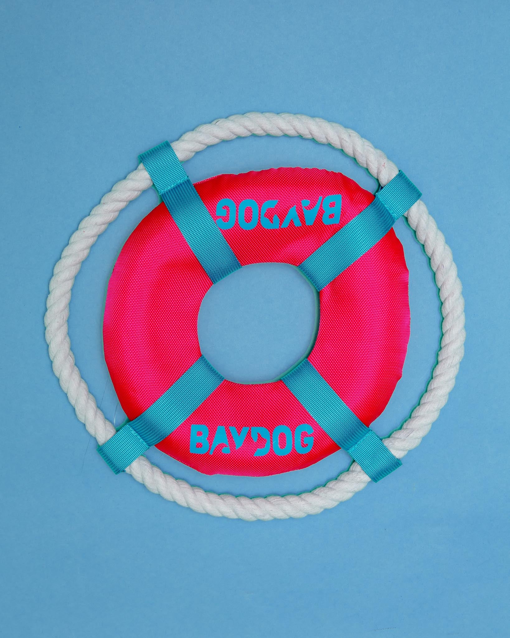 Floating Fetch Ring Dog Rope Toy - Image 2
