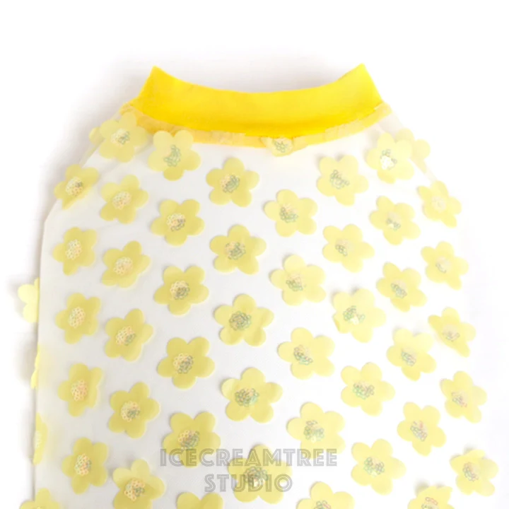 Flower Mesh Dog Shirt (Made in the USA) - Image 6