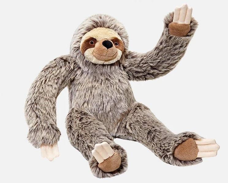 Tico the Sloth Squeaky Plush Dog Toy - Image 4