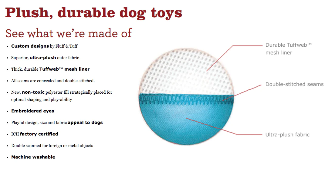 Violet Unicorn Plush Dog Toy - Image 5