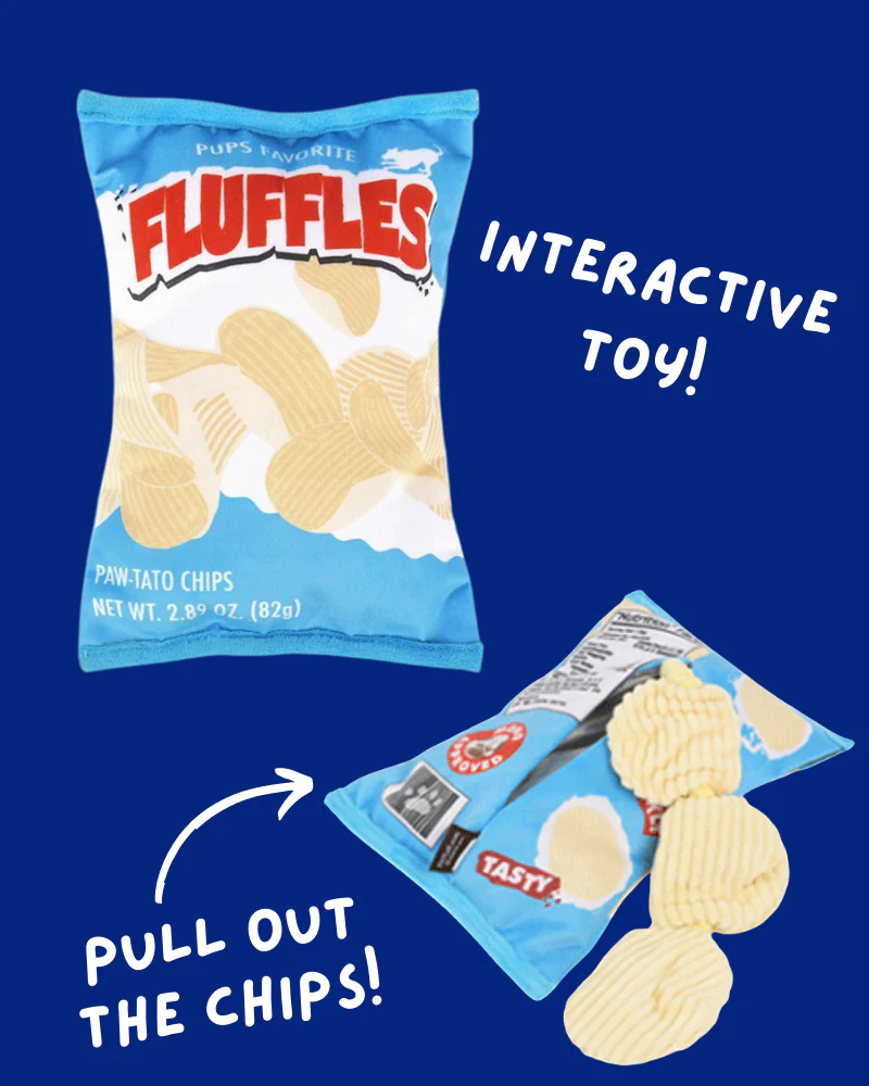 Fluffles Chips Crinkle Dog Toy - Image 4