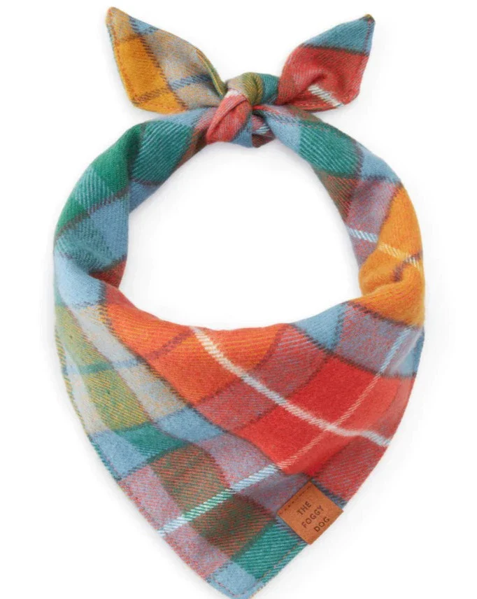 Buchanan Plaid Dog Bandana (Made in the USA) - Image 2