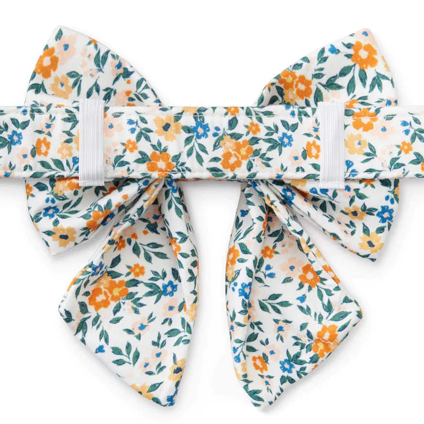 Meadow Floral Dog Sailor Bow (Made in the USA) - Image 3