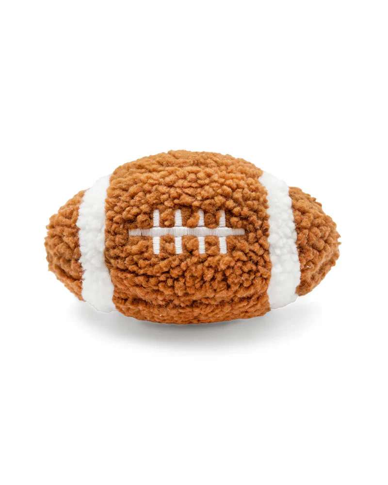 Football Plush Squeaky Toy for Dogs