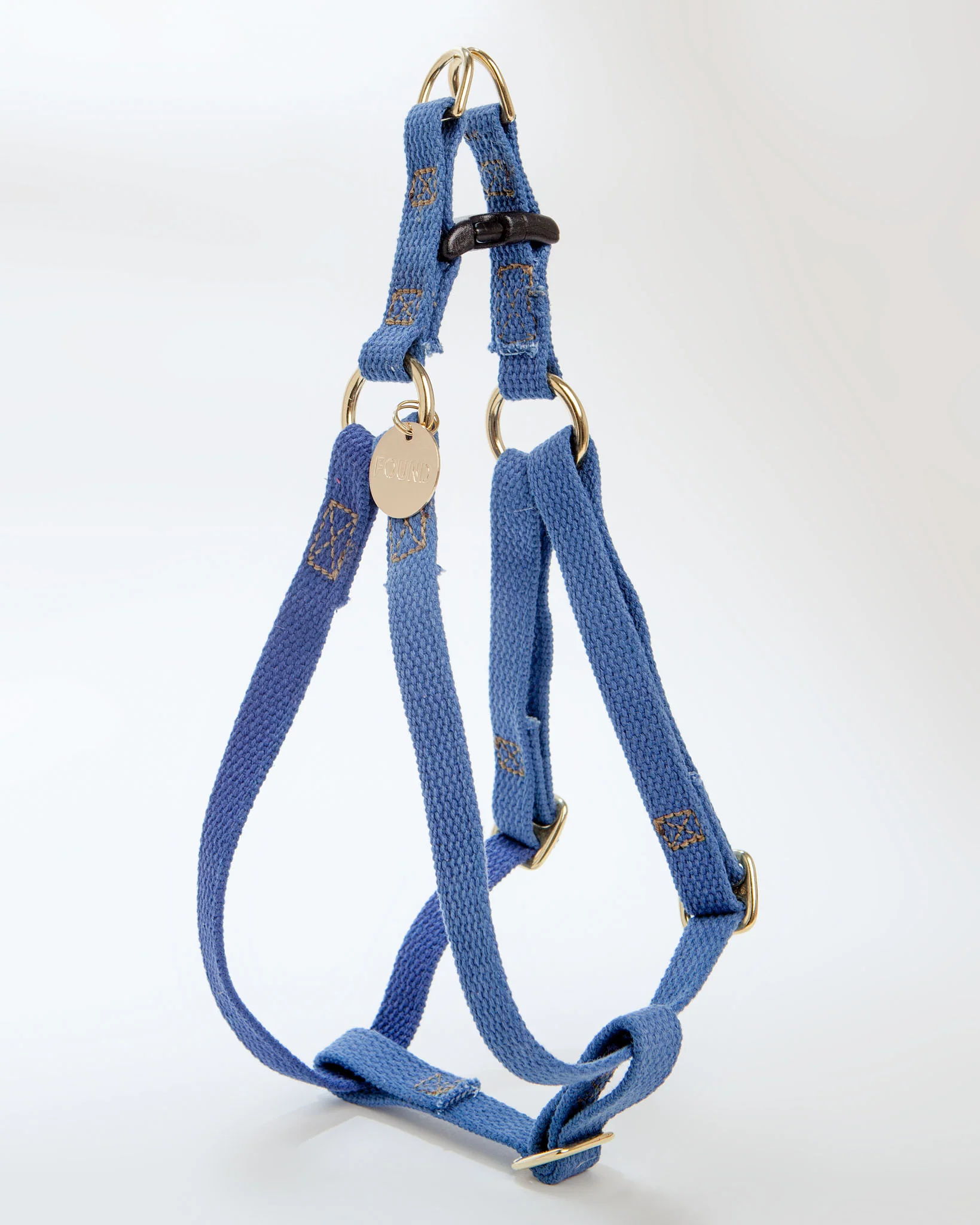 Cotton Webbing Harness in Brilliant Blue
