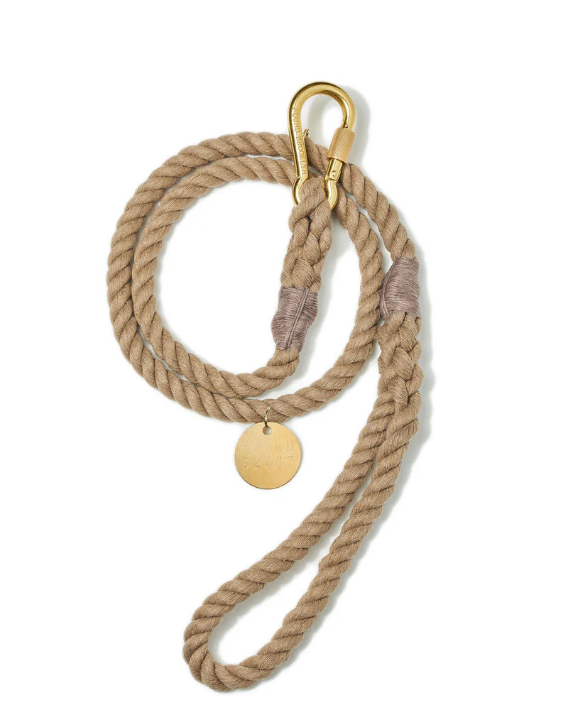 Standard Rope Leash in Natural