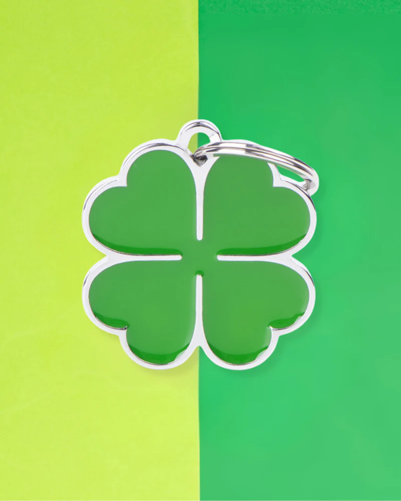 Four Leaf Clover Custom Pet ID Tag