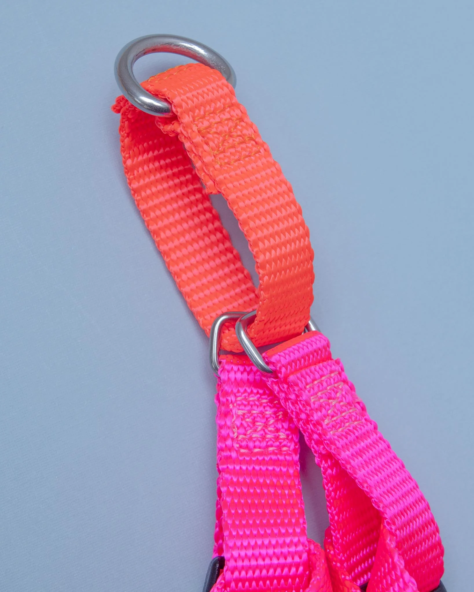Freedom No-Pull Harness in Neon Pink & Orange (Made in the USA) - Image 5