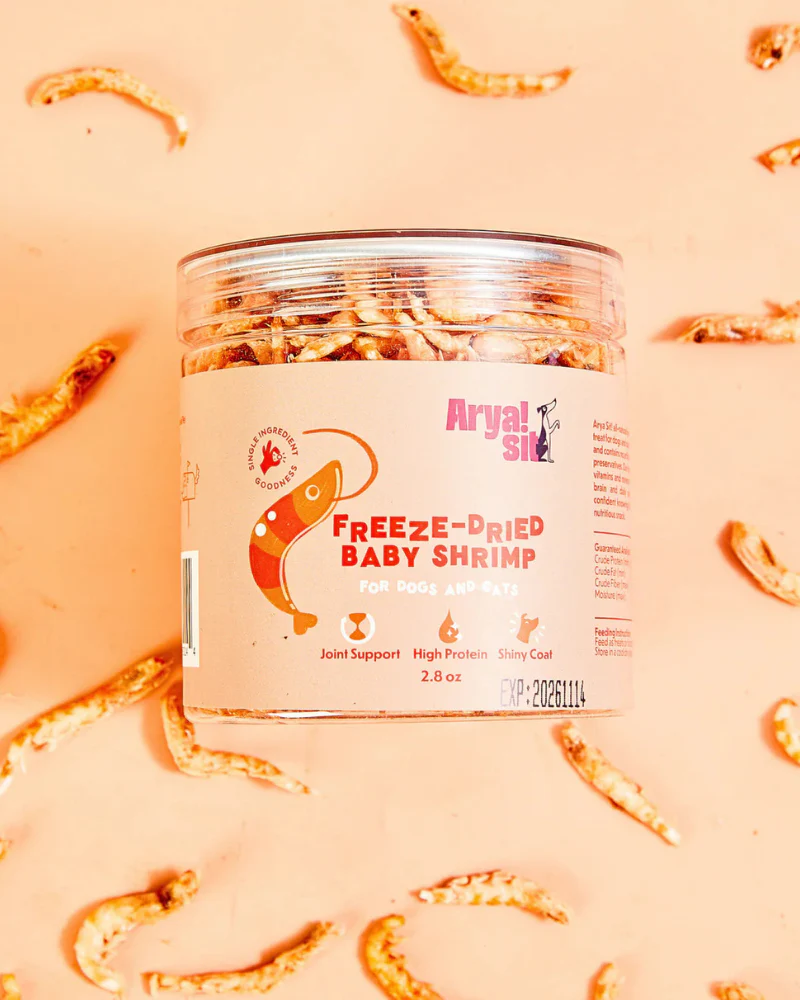 Freeze-Dried Baby Shrimp Treat for Dogs & Cats
