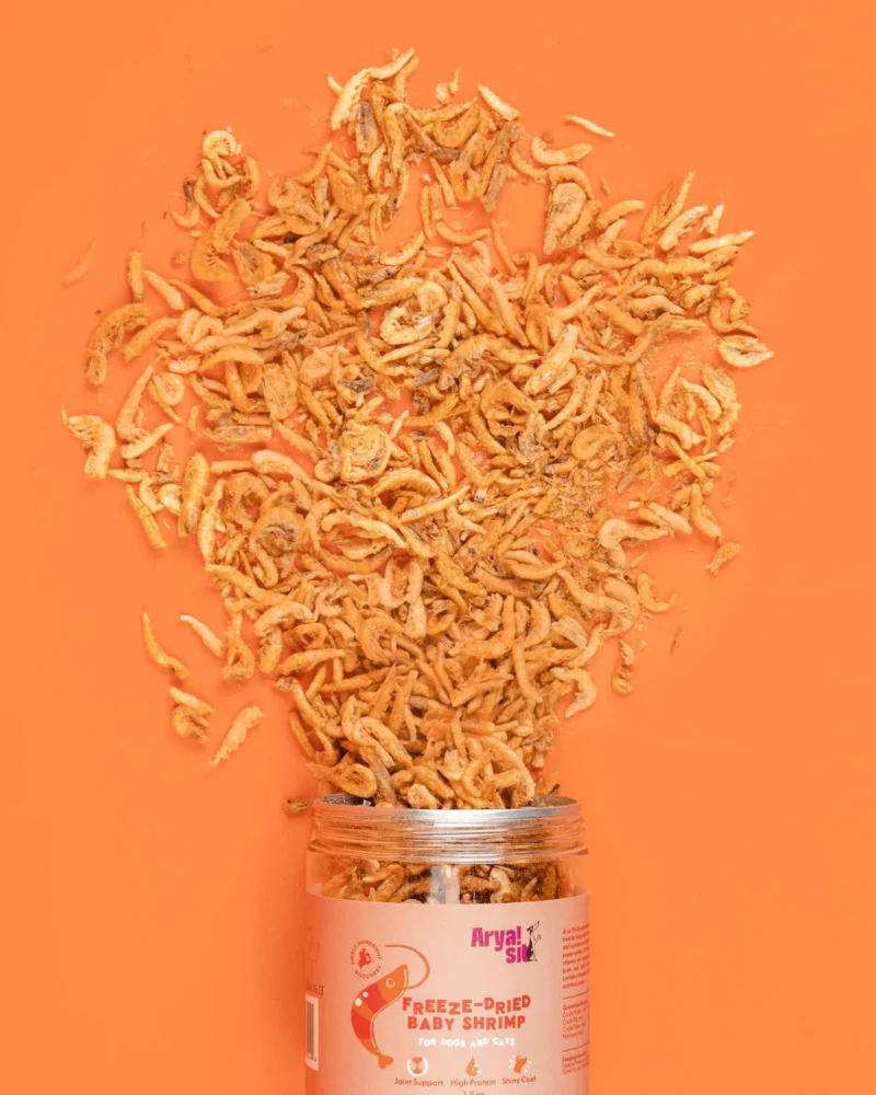 Freeze-Dried Baby Shrimp Treat for Dogs & Cats - Image 2